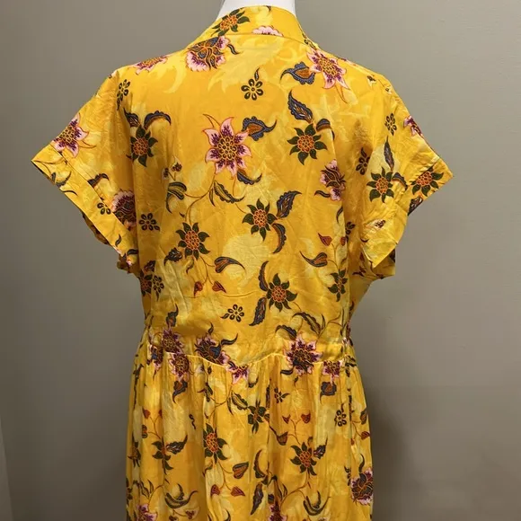 Anthropologie Ro's Garden Mumi Midi Dress Size XL