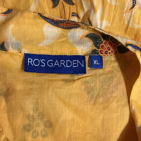 Anthropologie Ro's Garden Mumi Midi Dress Size XL