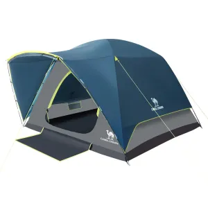 CAMEL CROWN Tents for Camping 3/4/5/6 Person Waterproof Tent Skydome Camping Tent Easy Setup Backpacking Family Tents with Floor Mats and Attached Porch for Outdoor Hiking