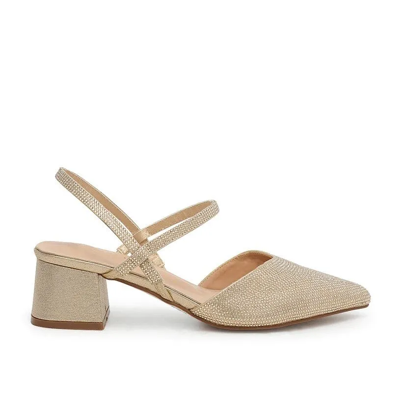 Donna Champagne Formal Shoe