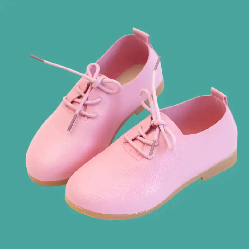Elegant Lace-up Shoes for Girls