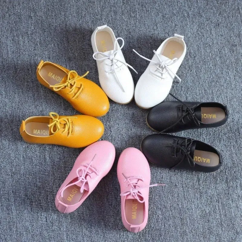 Elegant Lace-up Shoes for Girls