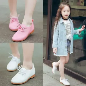 Elegant Lace-up Shoes for Girls