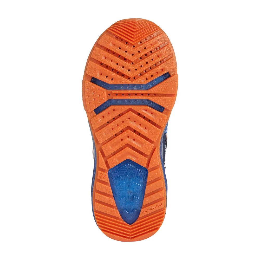 Geox J Bayonyc Boy Royal/Orange Trainers