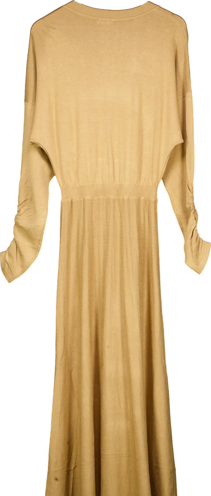 Karen Millen Camel V-Neck Midi Dress M