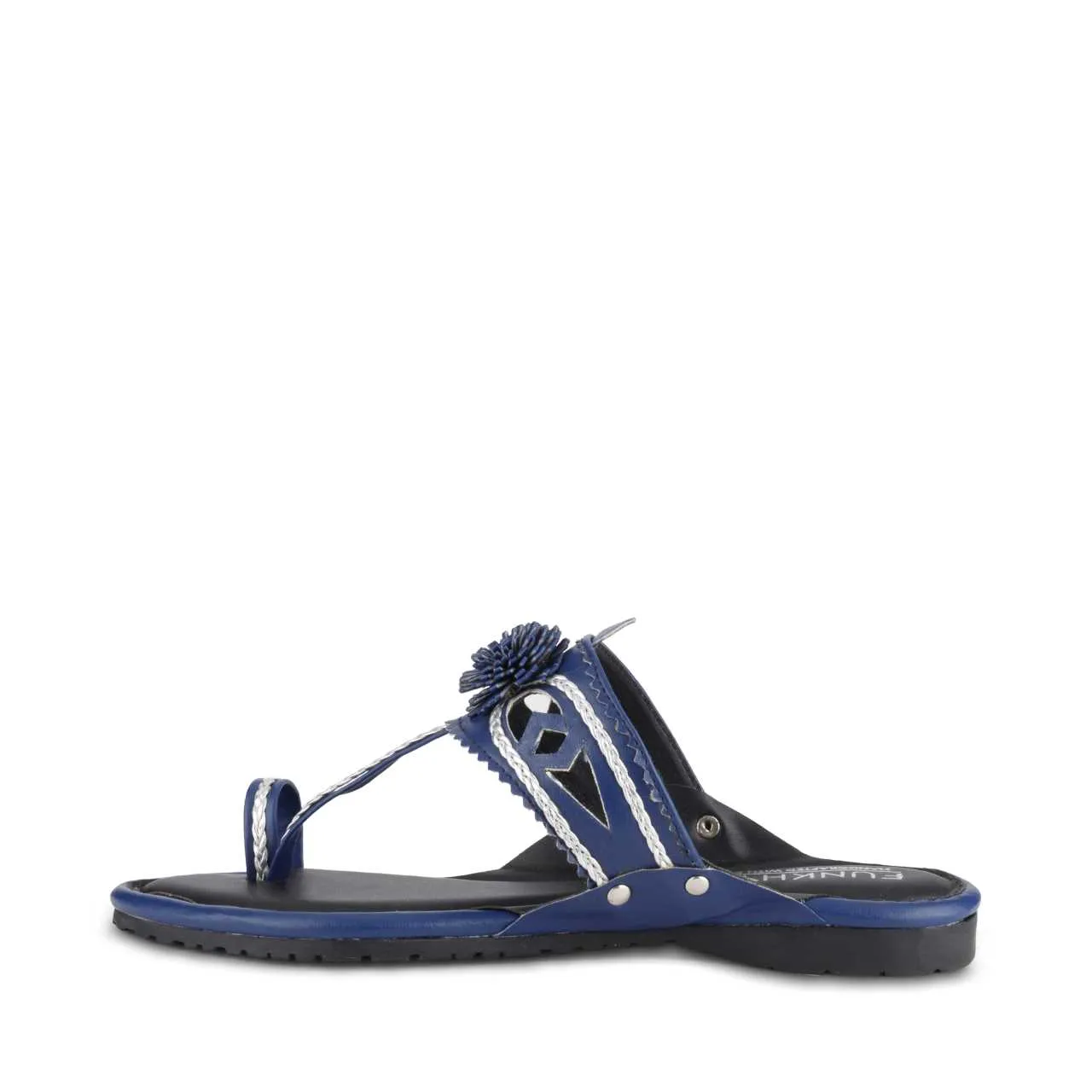 Maeri Blue Kolhapuri Juttis