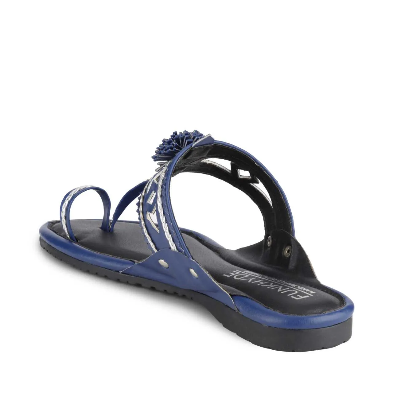 Maeri Blue Kolhapuri Juttis