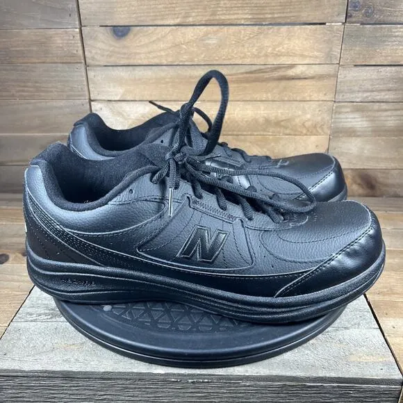 New Balance 577 Mens Sz US 11 2E Lace Up Black Athletic Shoes NO INSOLES