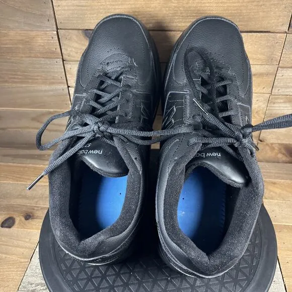 New Balance 577 Mens Sz US 11 2E Lace Up Black Athletic Shoes NO INSOLES