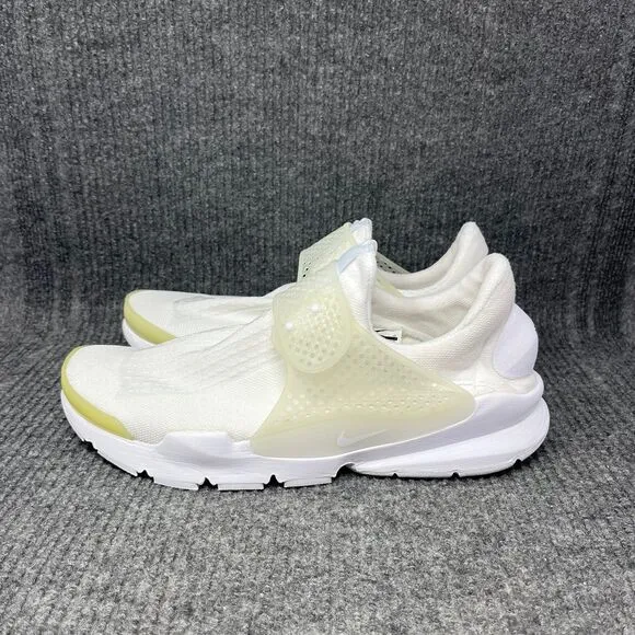 Nike Sock Dart KJCRD Triple White Athletic Shoes Mens Size 13 819686-100