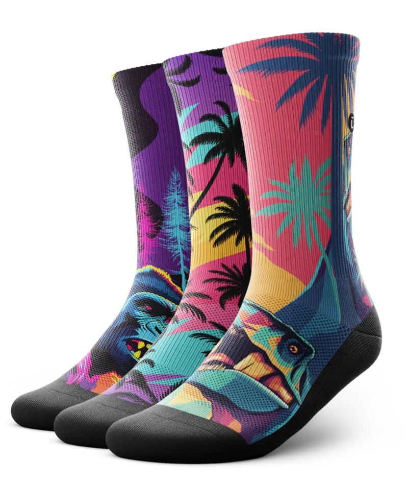 Unleashed Crew Socks 3-Pack