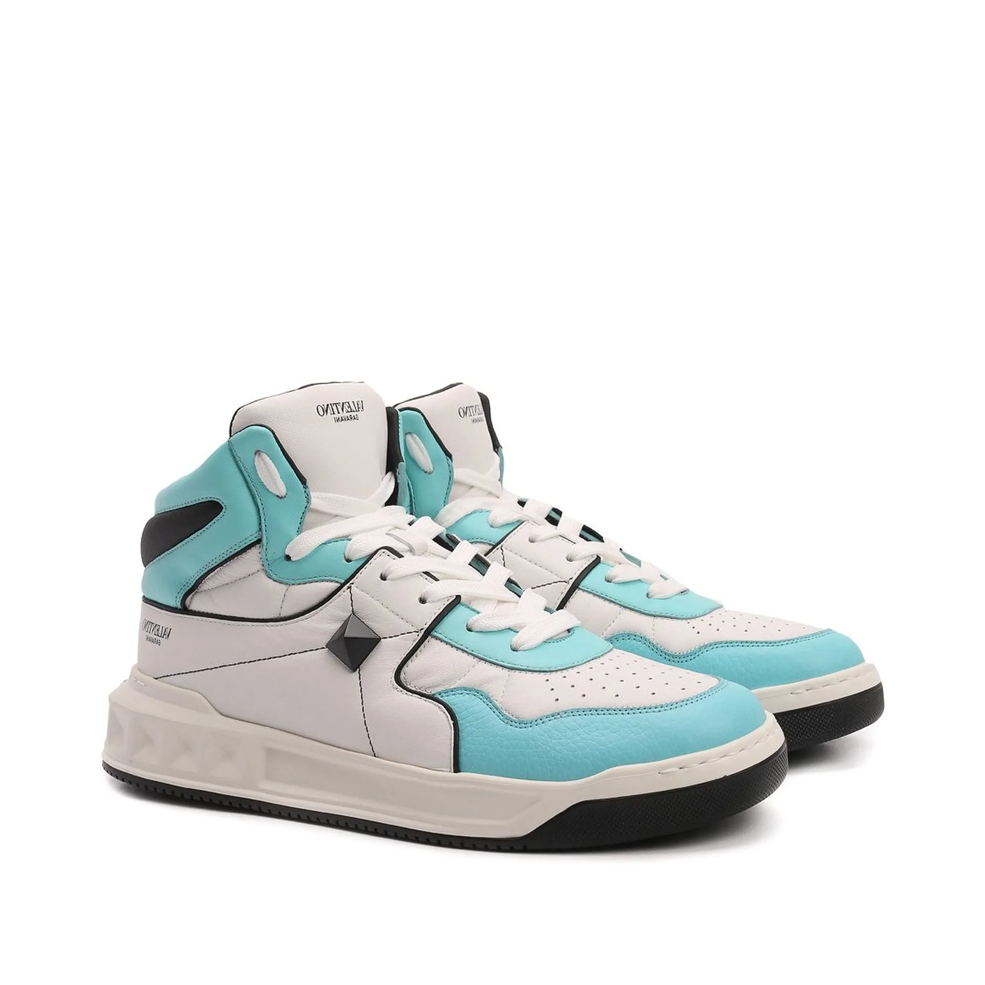 VALENTINO GARAVANI One-Stud High-Top Sneakers